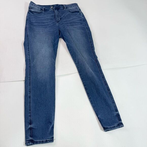 Judy Blue Skinny Jeans Womens 15/32 Blue High Rise Stretch Medium Washed Denim - Picture 1 of 10
